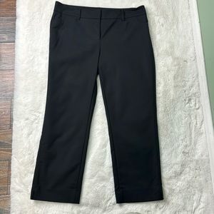 White House Black market crop pants black size 6
